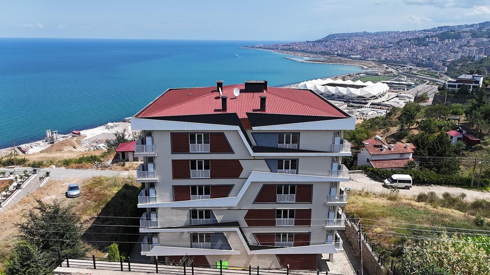 Sea View Apartments Close to Hospital in Trabzon Ortahisar