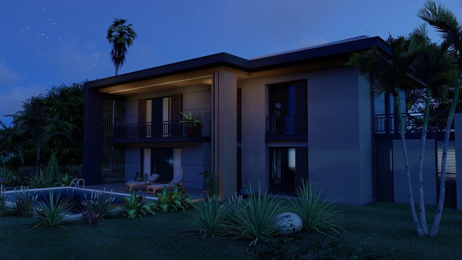 Villa in a Peaceful Complex Surrounded by Nature in Trabzon Ortahisar