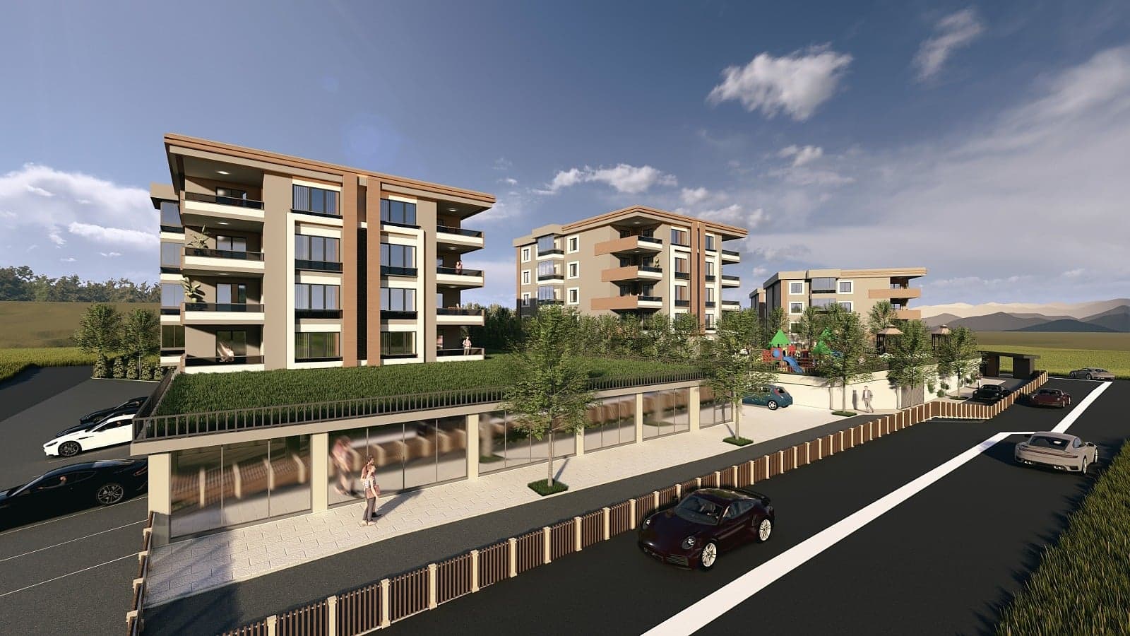 New Apartments with Spacious Balconies in Ortahisar, Trabzon