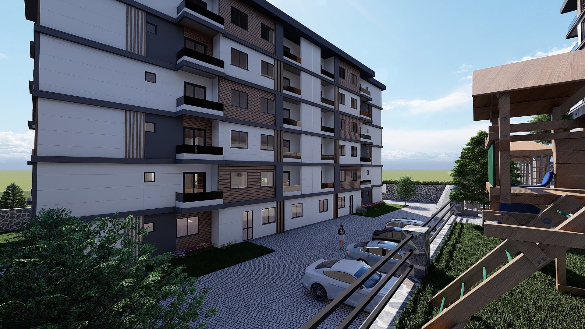 Komfortowe Apartamenty z Widokiem na Morze w Ortahisar, Trabzon