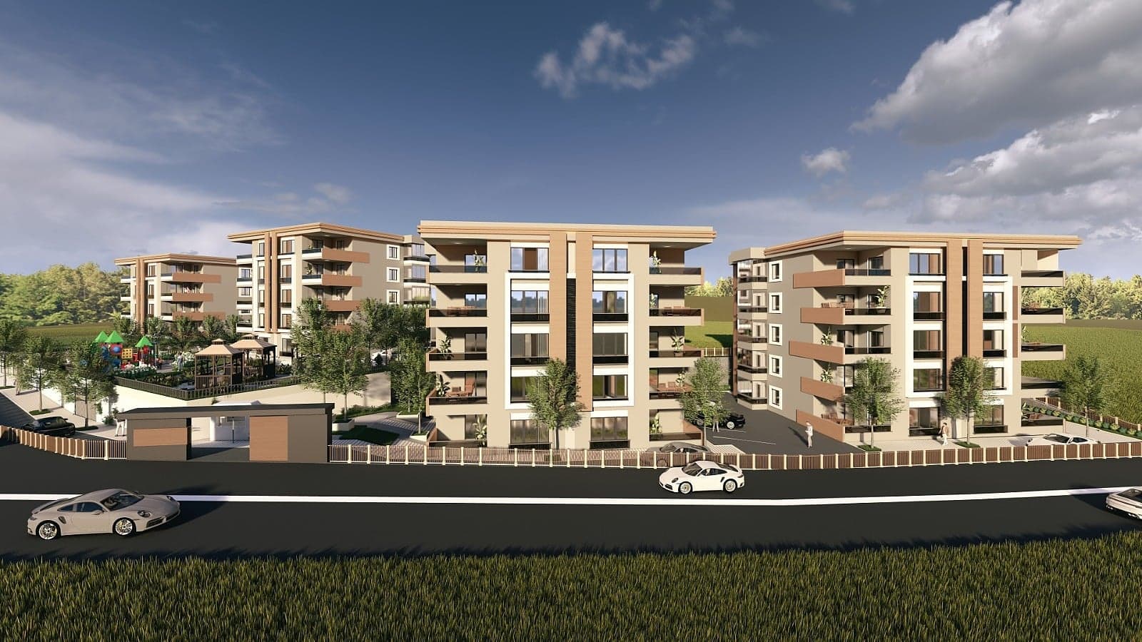 New Apartments with Spacious Balconies in Ortahisar, Trabzon