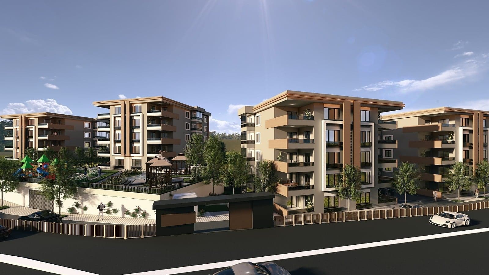 New Apartments with Spacious Balconies in Ortahisar, Trabzon